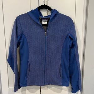 Patagonia size M blue zip up retro jacket.